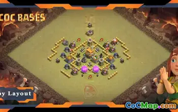 Top TH5 War Base: Anti 3 Stars Layout for Clash of Clans #19666