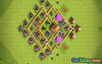 Top TH5 War Base Layout - Anti 2 Star Copy Link! #24267