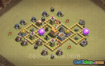 Top TH5 War Base Link: Anti-Everything for CWL #18237