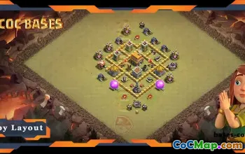 Top TH5 War Base with Anti 3 Star & Air Defense #57614