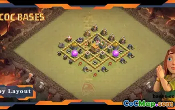 Top TH5 War Base with Anti 3-Star Defense #57375