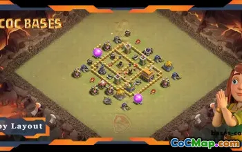 Top TH5 War Base with Anti Air Layout #57617