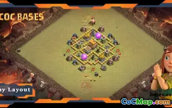 Top TH5 War Defense Base Layout with Link #57600
