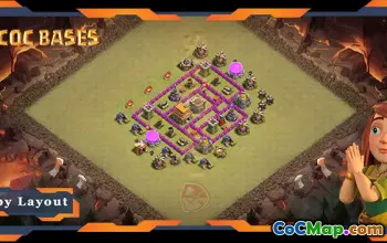 Top TH6 Anti 3 Star Base with Link #57633