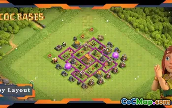 Najlepsze układy podstawowe TH6: Anti 3 Stars & Links – Clash of Clans #17928