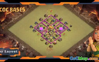 Top TH6 Base Layouts for War Success #57398