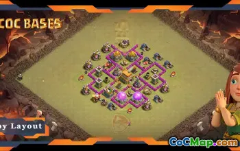 Top TH6 Defense Base: Anti 3 Stars & Hybrid Layout #19593