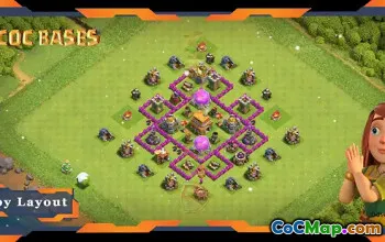 Top TH6 Farming Base: Anti Air Hybrid Layout Guide #19941