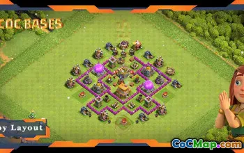 Top TH6 Farming Base: Hybrid & Anti-Air Layout Guide #19960