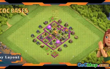 Top TH6 Farming Base with Link #57664