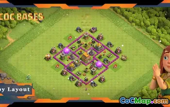 Top TH6 Hybrid Base Layouts: Max Levels & Anti Everything #19639