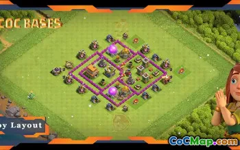 Top TH6 Max Base Layout: Anti-Air & Farming Strategy #19626