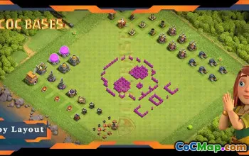 Top TH6 Max Level Troll Base with Link #57675