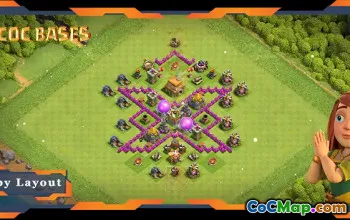 Top TH6 Max Level Troll Funny Base Layout #57650