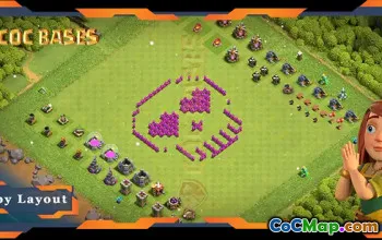 Top TH6 Troll Base Layouts with Link #57392