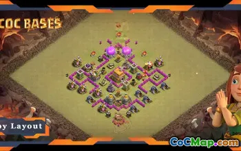 Top TH6 War Base: Anti 2 Stars & Anti Air Layouts #19616