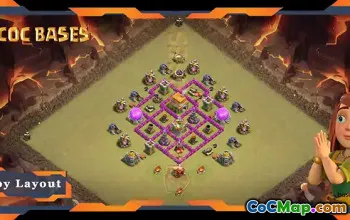 Top TH6 War Base Layout: Anti-Air & CWL Strategies #19973