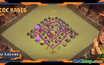 Top TH6 War Base Layout with Link - Clash of Clans Guide #19956