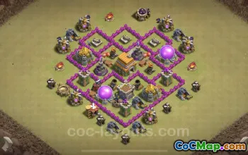 Top TH6 War Base: Max Levels, Anti-Everything & Hybrid #23711