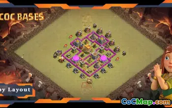 Top TH6 War Base with Anti-Everything Layout #57683