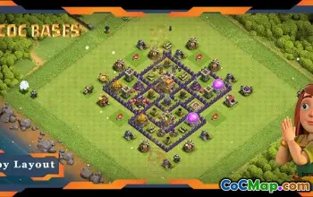 Top TH7 Anti-Everything Base & Farming Layout - Clash of Clans #17946