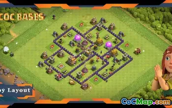 Base TH7 superiore: layout ibrido anti-drago e anti-aereo - COC #17948