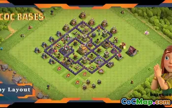 Top TH7 Base Layouts with Link - Anti 2 Star Defense #57406