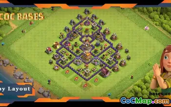 Top TH7 Bases for Anti 3-Star Defense #57407