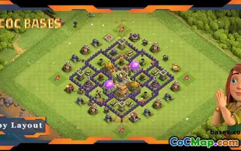 Top TH7 Farming Base with Anti 3 Star Layout #57713