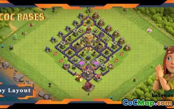 Top TH7 Hybrid Base Anti-3 Star Layout #57699