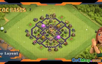 Topp TH7 Max Hybrid Base med Anti Air Dragon Layouts #17944