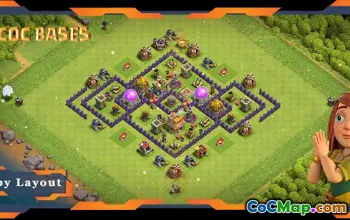 Top TH7 Max Level Farming Base with Link #57701