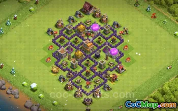 Top TH7 Trophy Base Copy - Anti 3 Stars Hybrid 2024 #18538