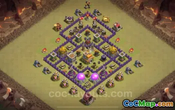 Pangkalan Perang TH7 Teratas 2024: Level Maks & Anti Segalanya #18627