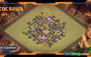 Top TH7 War Base: Anti 3 Stars & CWL Layout Guide #20010
