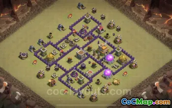 Top TH7 War Base: Anti-Everything & Copy Links - COC #24051