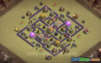 Pangkalan Perang TH7 Teratas: Anti 3 Bintang Terbaik & Pertahanan Segalanya #18746