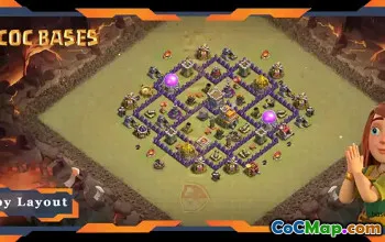 Top TH7 War Base Layout - Anti 2 Stars & CWL Strategies #20037