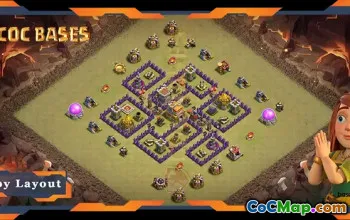 Top TH7 War Base Layout: Anti-Air & CWL Defense Guide #19549