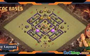 Topp TH7 War Base Layouts | Anti 2 Stars & CWL Links #17953