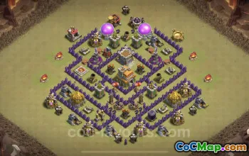 Tautan Pangkalan Perang TH7 Teratas: Anti 3 Bintang & Pertahanan Tertinggi #18692