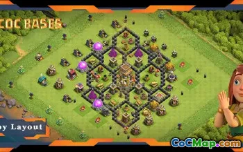 Top TH8 Anti 3 Stars Base Layout - Clash of Clans #19519