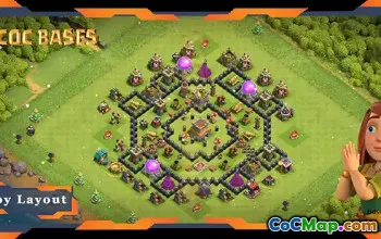 Top TH8 Anti Air Base Layouts - Clash of Clans Guide #20063
