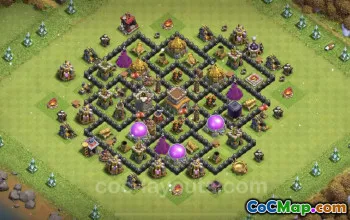Top TH8 Anti-Loot Bases - Unbeatable Defense Link #24375