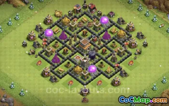 Top TH8 Base Copy: Anti GoWiWi/GoWiPe Hybrid Defense #24390