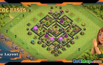 शीर्ष TH8 बेस लेआउट: एंटी 3 स्टार और लिंक - कुलों का संघर्ष #17962