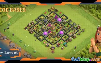 Top TH8 Base Links & Farming Layouts - Clash of Clans #20040