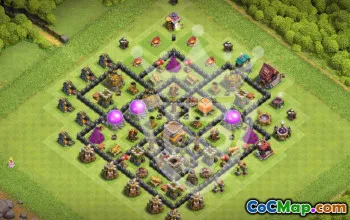 Top TH8 Clash of Clans Base Layouts and Maps #53375