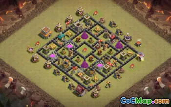 Top TH8 Clash of Clans Base Layouts & Links #53520