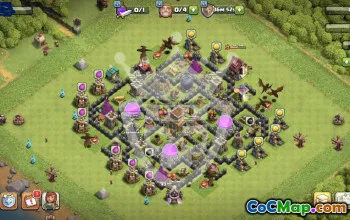 Top TH8 Clash of Clans Base Layouts & Links #56460